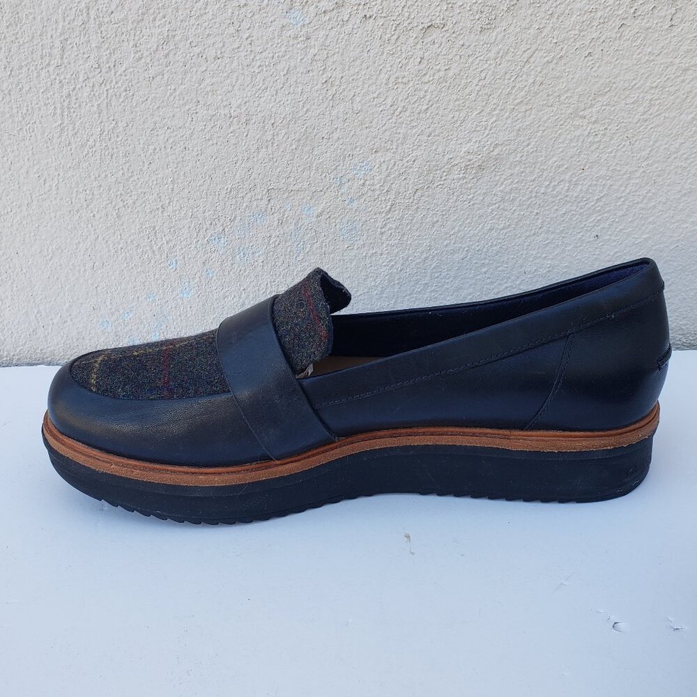 Tartan plaid platform chunky Teadale Elsa loafers - Picture 12 of 14